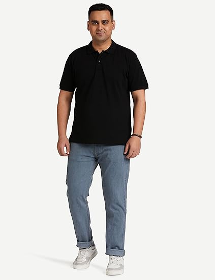Symbol Men's Cotton Rich Solid Polo Tshirt | Collar Tshirts | Half Sleeves |