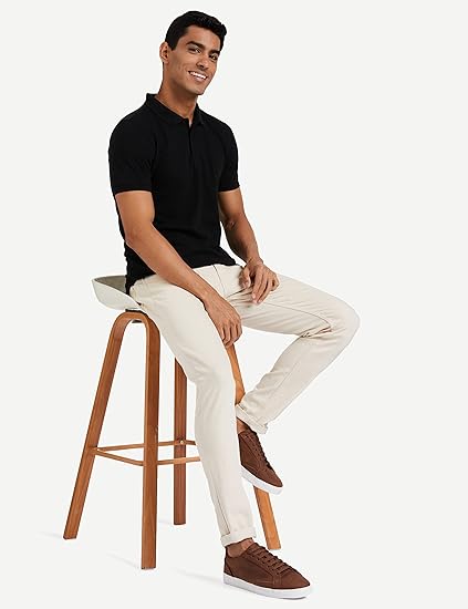 Symbol Men's Cotton Rich Solid Polo Tshirt | Collar Tshirts | Half Sleeves |