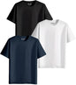 XENOVAURBAN Unisex Regular Cotton Combo of 3 Solid Color Tshirt